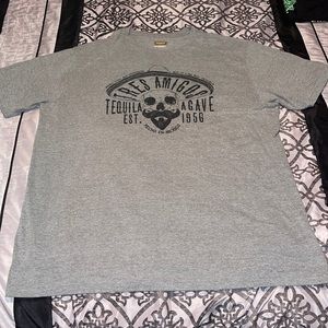 Newish 2xlt gray with small white accent dots, shirt by The Foundry.